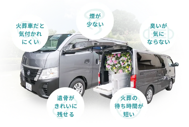 高性能火葬炉を搭載した火葬車で安心・安全な葬儀を実現